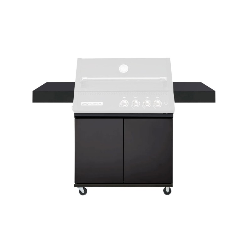 Stand pentru gratar, negru Crossray TCX4PL(B)-TROLLY