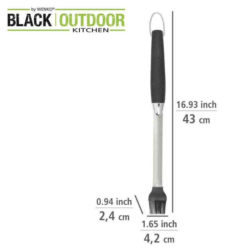 Pensula din silicon pentru gratar Wenko Black Outdoor Kitchen 55005100