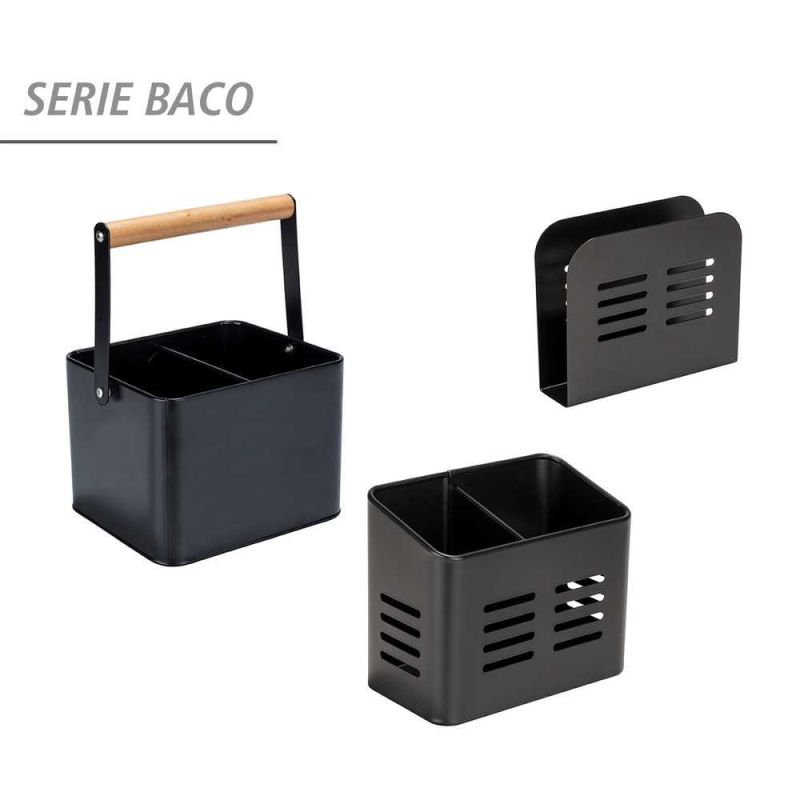Suport pentru ustensile cu maner Baco Wenko Black Outdoor Kitchen 55023100