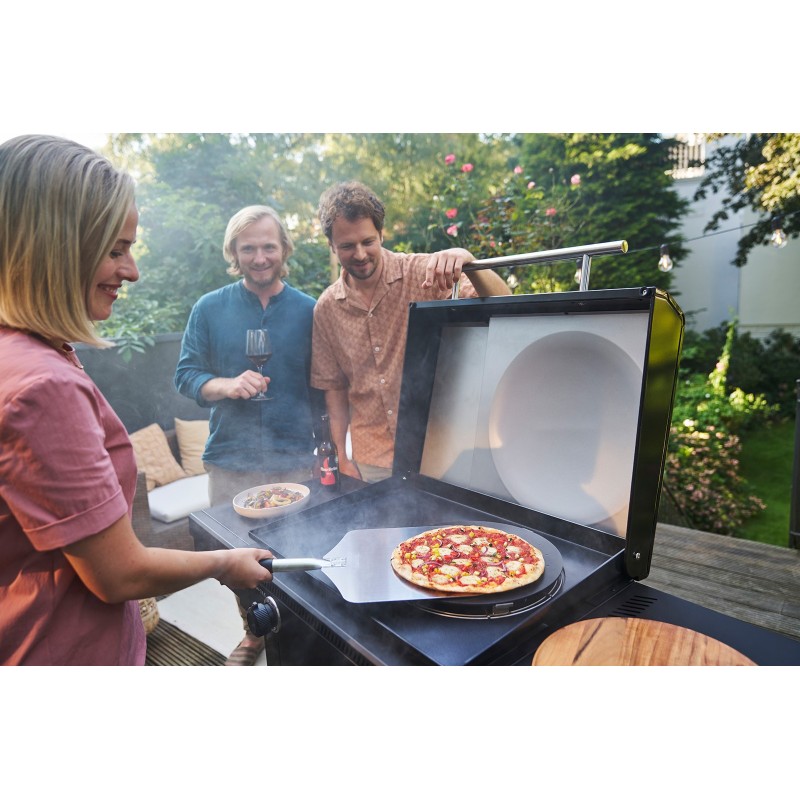 Gratar pe gaz tip plancha, grill si cuptor de pizza cu 2 arzatoare Char-Broil Versa-Tile Griddle 140241