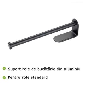 Suport pentru rola prosoape de bucatarie Wenko Nio 53214100