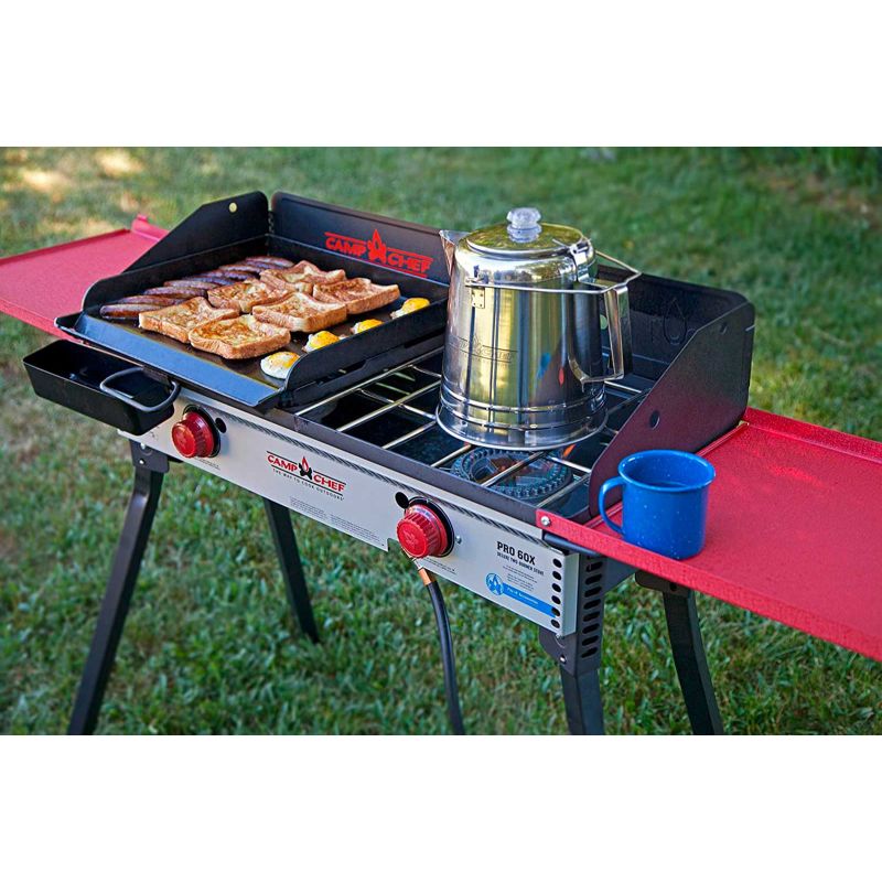 Plita din otel tip plancha 35 x 40 cm pentru arzatoarele Camp Chef CC-SG30