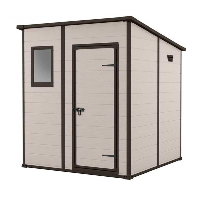 Casuta de gradina bej Keter Manor 6x6 255142