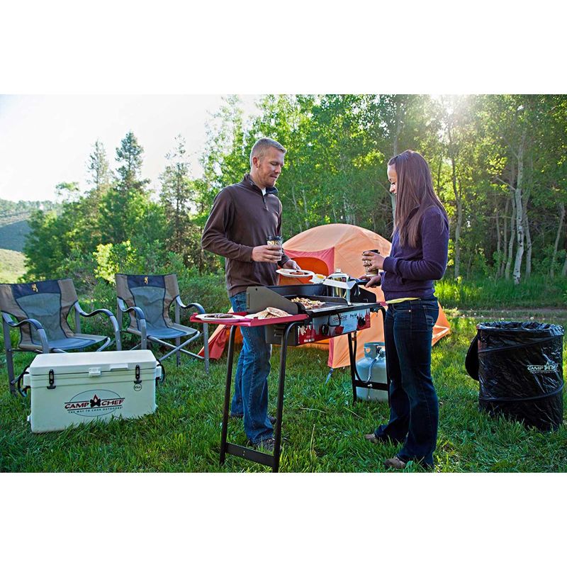 Plita din otel tip plancha 35 x 40 cm pentru arzatoarele Camp Chef CC-SG30