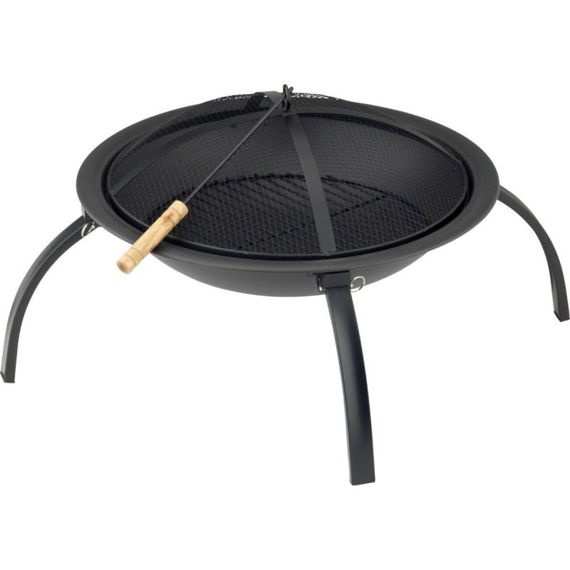 Semineu rotund din otel cu capac pentru terasa 59x40x59 cm Capri Activa 14950