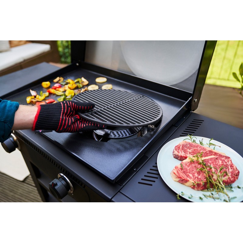 Gratar pe gaz tip plancha, grill si cuptor de pizza cu 2 arzatoare Char-Broil Versa-Tile Griddle 140241
