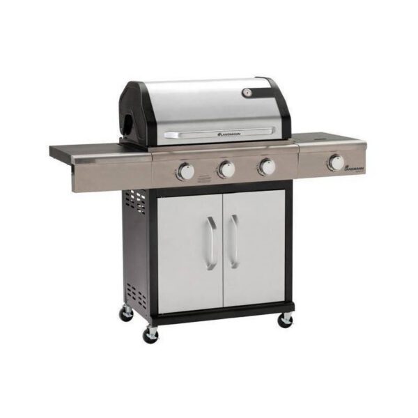 Gratar pe gaz Landmann Triton 12940, gratare din fonta, PTS 3+1 arzatoare din inox